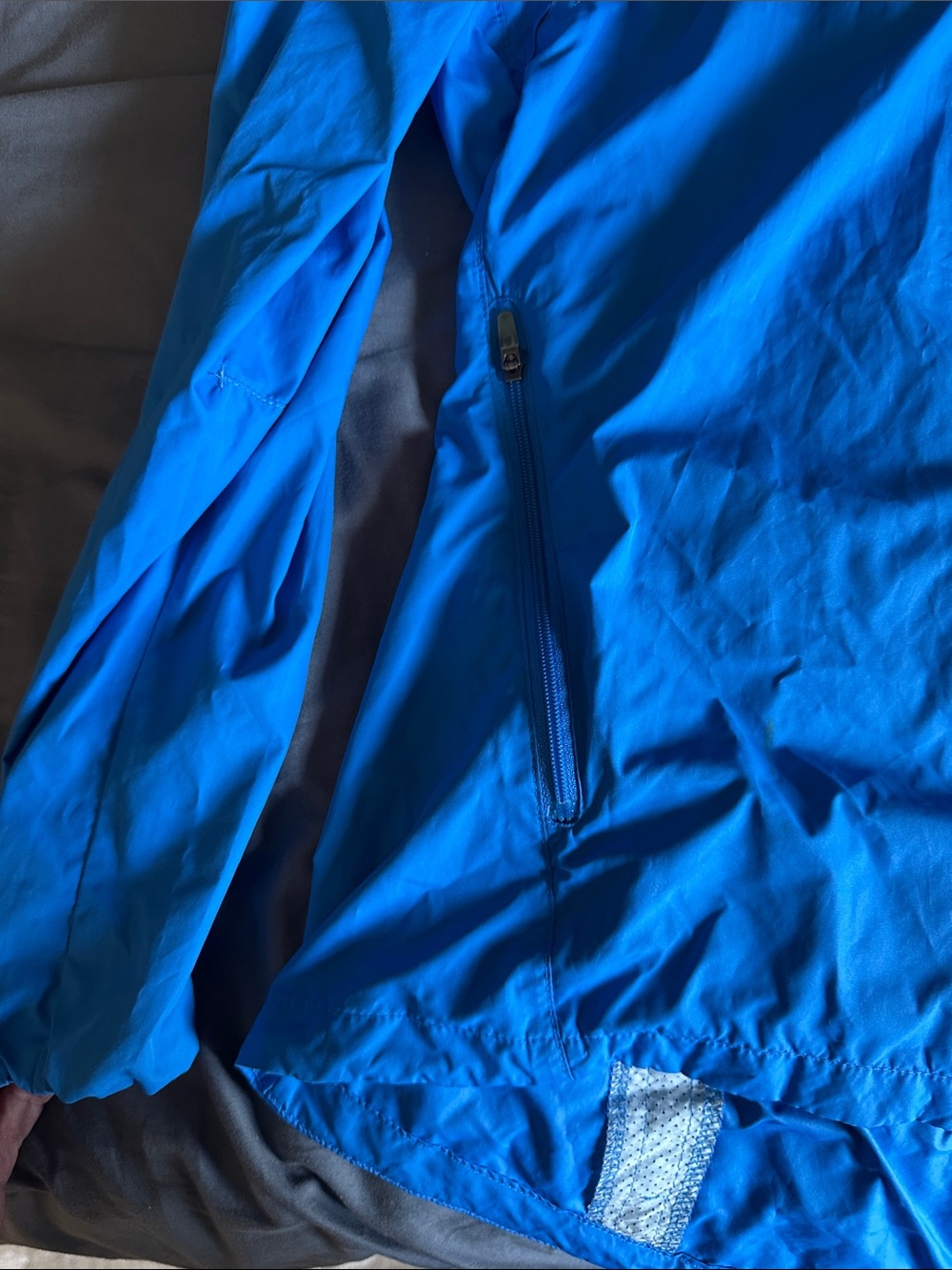 Nike Women’s Bright Blue Full-Zip Windbreaker Jacket XL - Picture 4 of 8